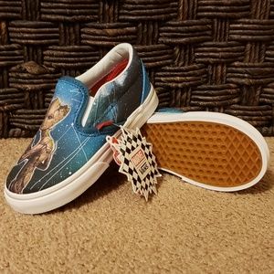 Vans Marvel Groot Classic Slip-On Shoes Kids 9